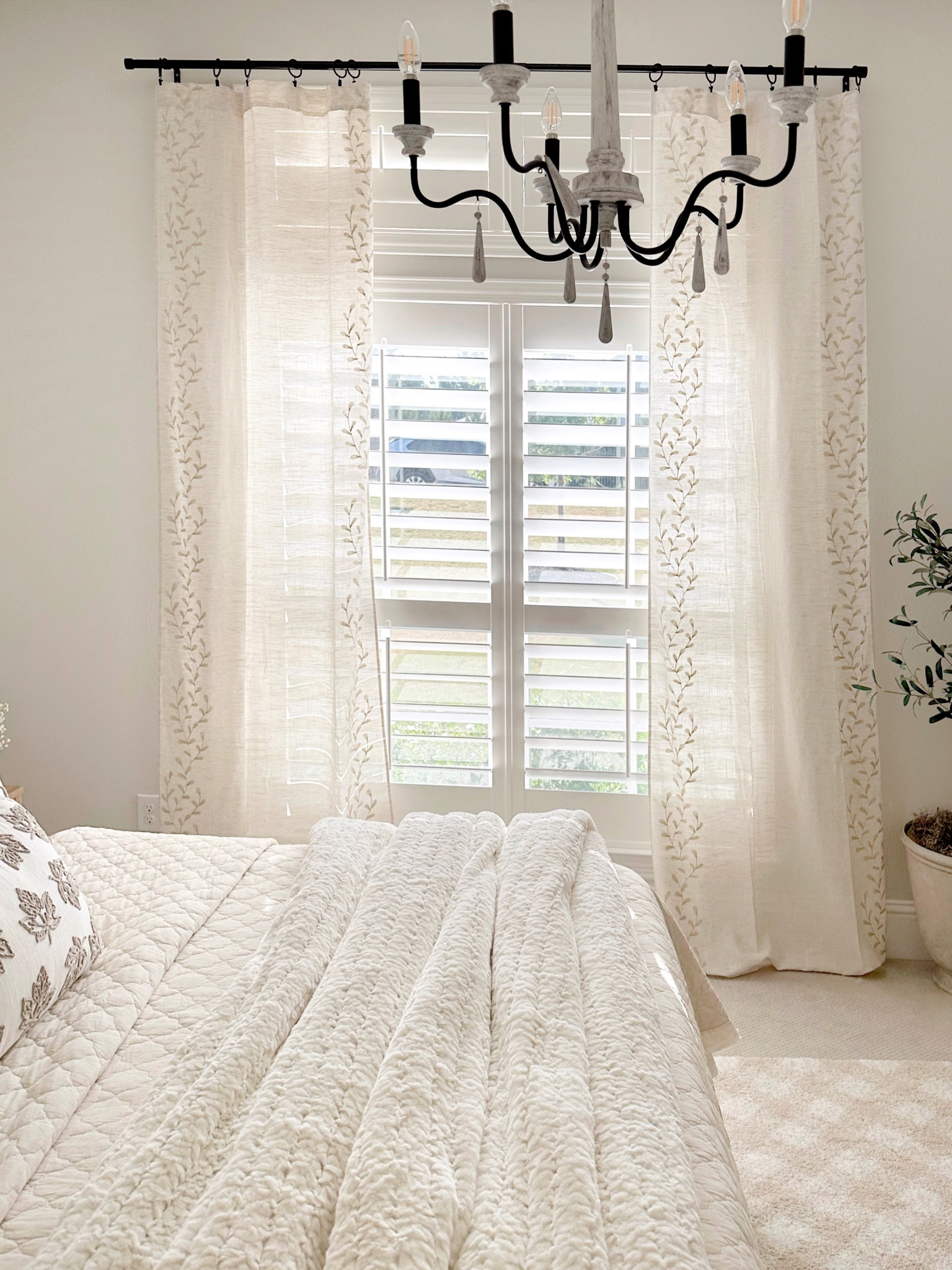 Our new curtain panel set with beautiful vine embroidery is now live! 

#LTKSeasonal #LTKhome #LTKunder50
