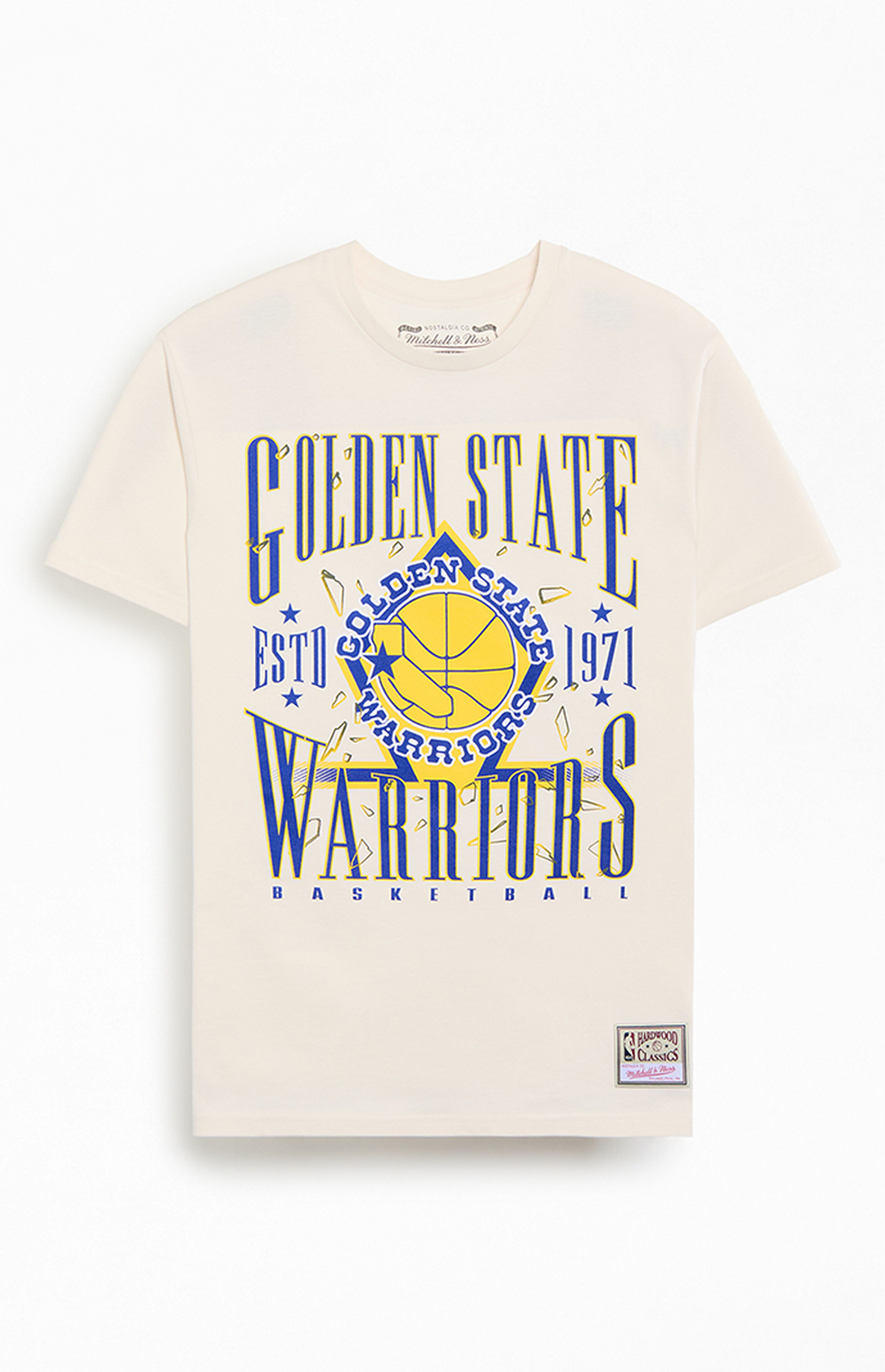 Mitchell & Ness Golden State Warriors Shattered T-Shirt | PacSun