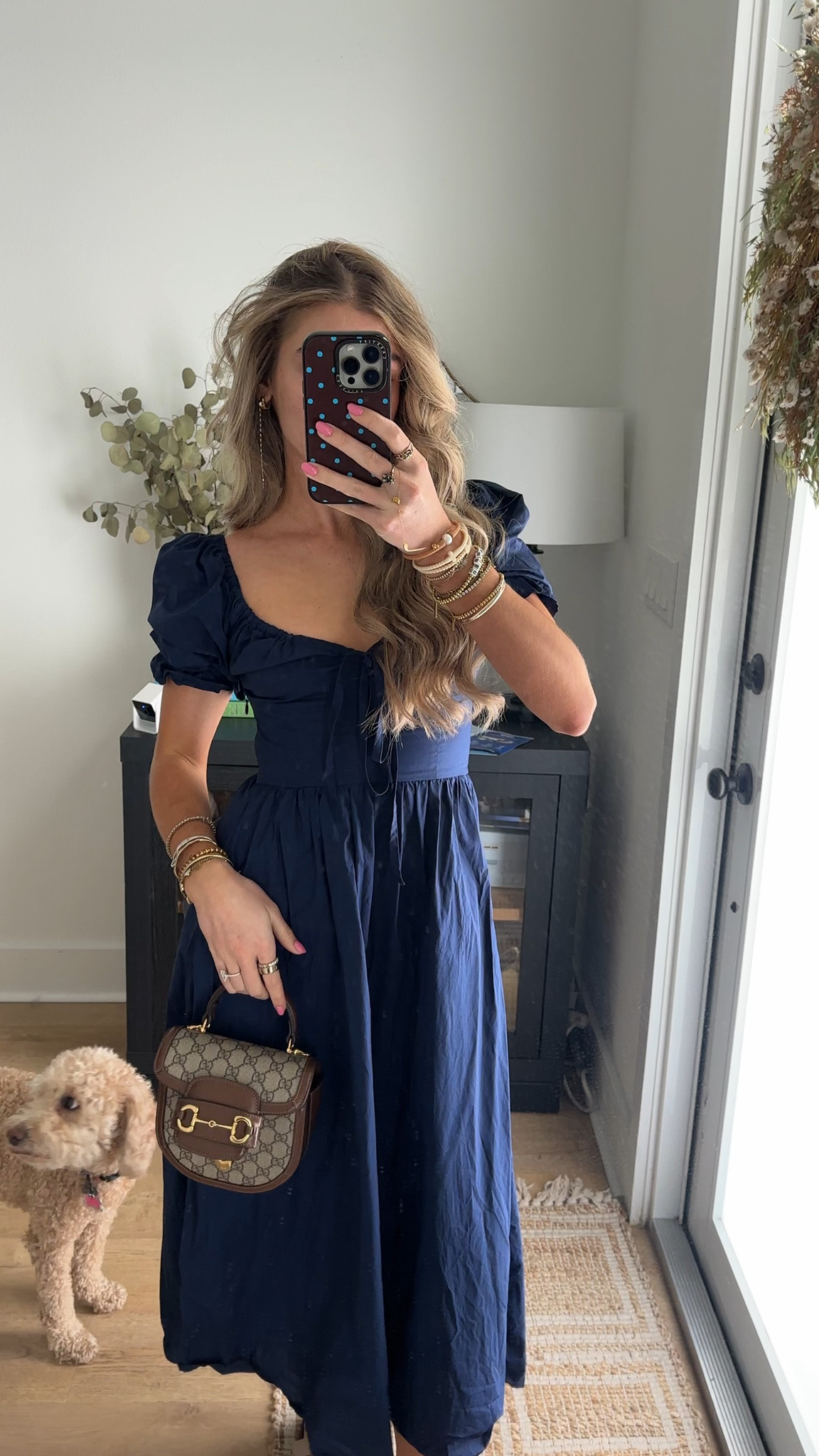 What I wore to my appointment at Skin Pharm today! @skinpharm Hill house home dress size xs. Meet the Ophelia. We took the best parts of our signature Nap Dress® and put them into a brand new silhouette. 

The Ophelia is an A-line dress with elasticated smocking in the back, a side zip closure, adjustable drawstring tie, ruffled sleeves, midi skirt, and pockets. The Ophelia features a fully adjustable neckline and corset-inspired midriff for an extra polished look 

#LTKootd #LTKgrwm #LTKdayinmylife