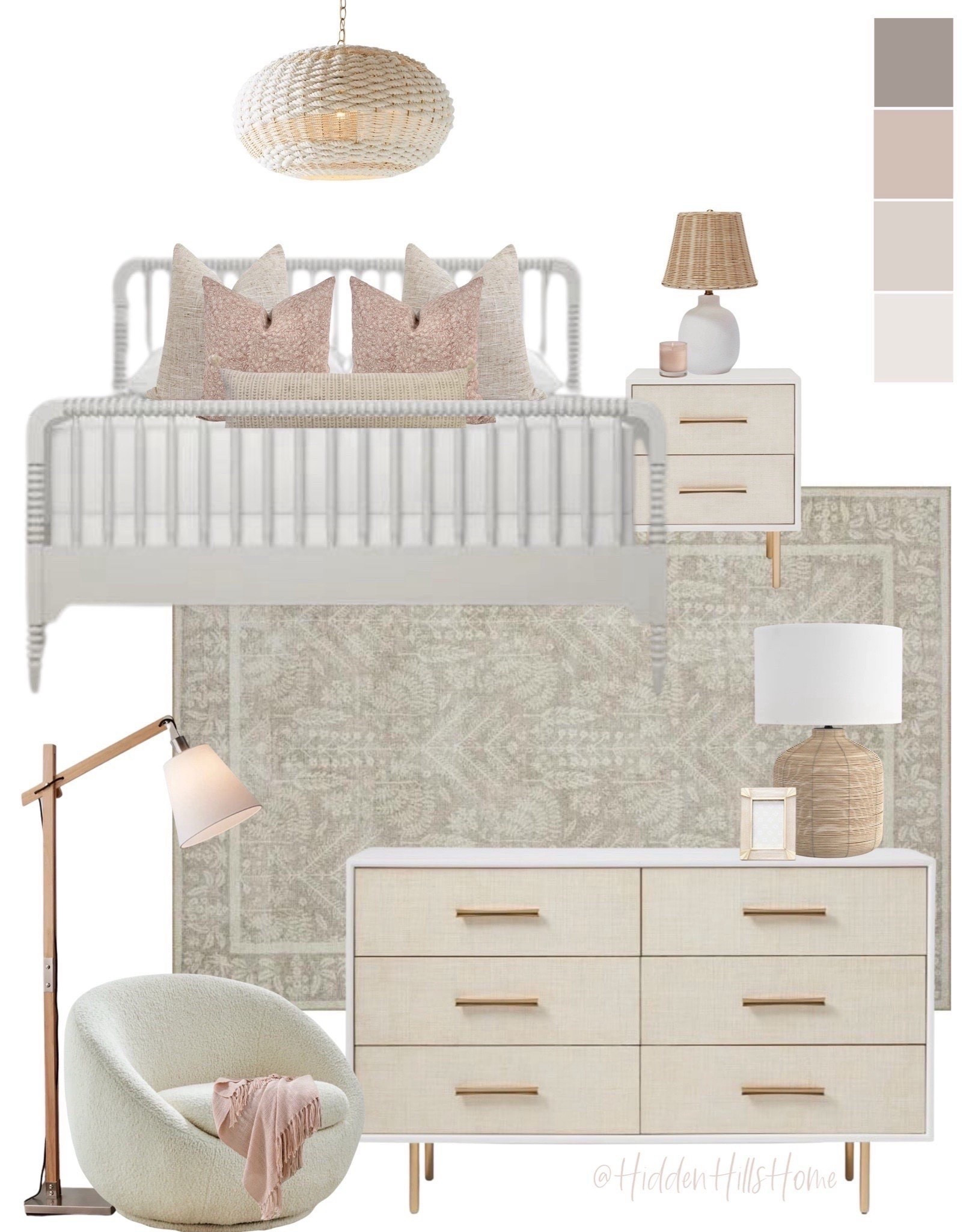 Modern transitional teen girls bedroom mood board, girls bedroom design idea #girls

#LTKHome #LTKSaleAlert #LTKKids