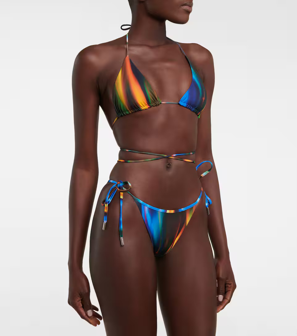Printed triangle bikini | Mytheresa (US/CA)