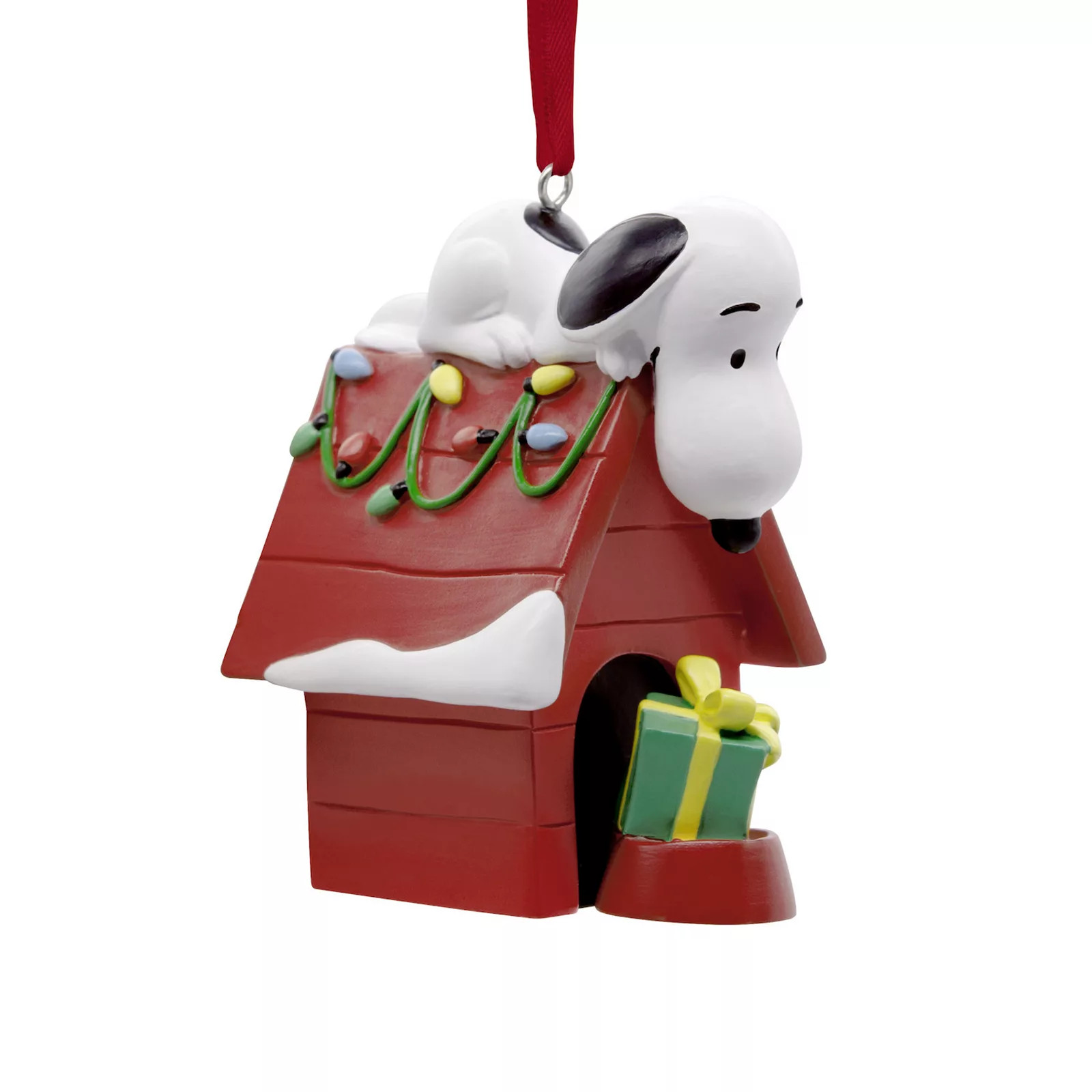 Hallmark Peanuts Snoopy on Holiday Doghouse Christmas Ornament | Kohl's