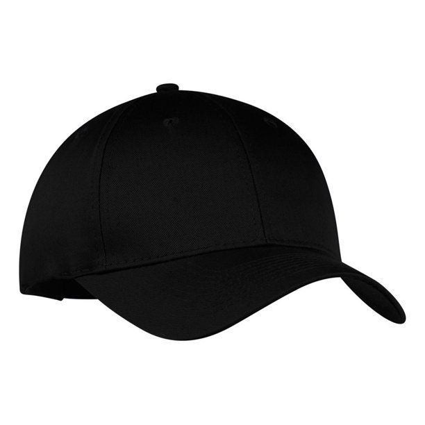 Port & Company Structured Six-Panel Twill Cap | Walmart (US)