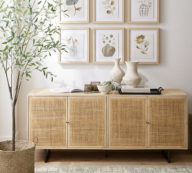 Dolores Cane Console Table (72") | Pottery Barn (US)