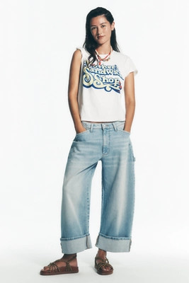 The Kayden Barrel Carpenter Jeans by Pilcro | Anthropologie (US)