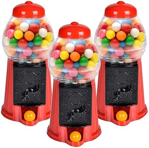 ArtCreativity Gumball Machine for Kids, Set of 3, 6.5 Inch Desktop Bubble Gum Mini Candy Dispenser,  | Amazon (US)