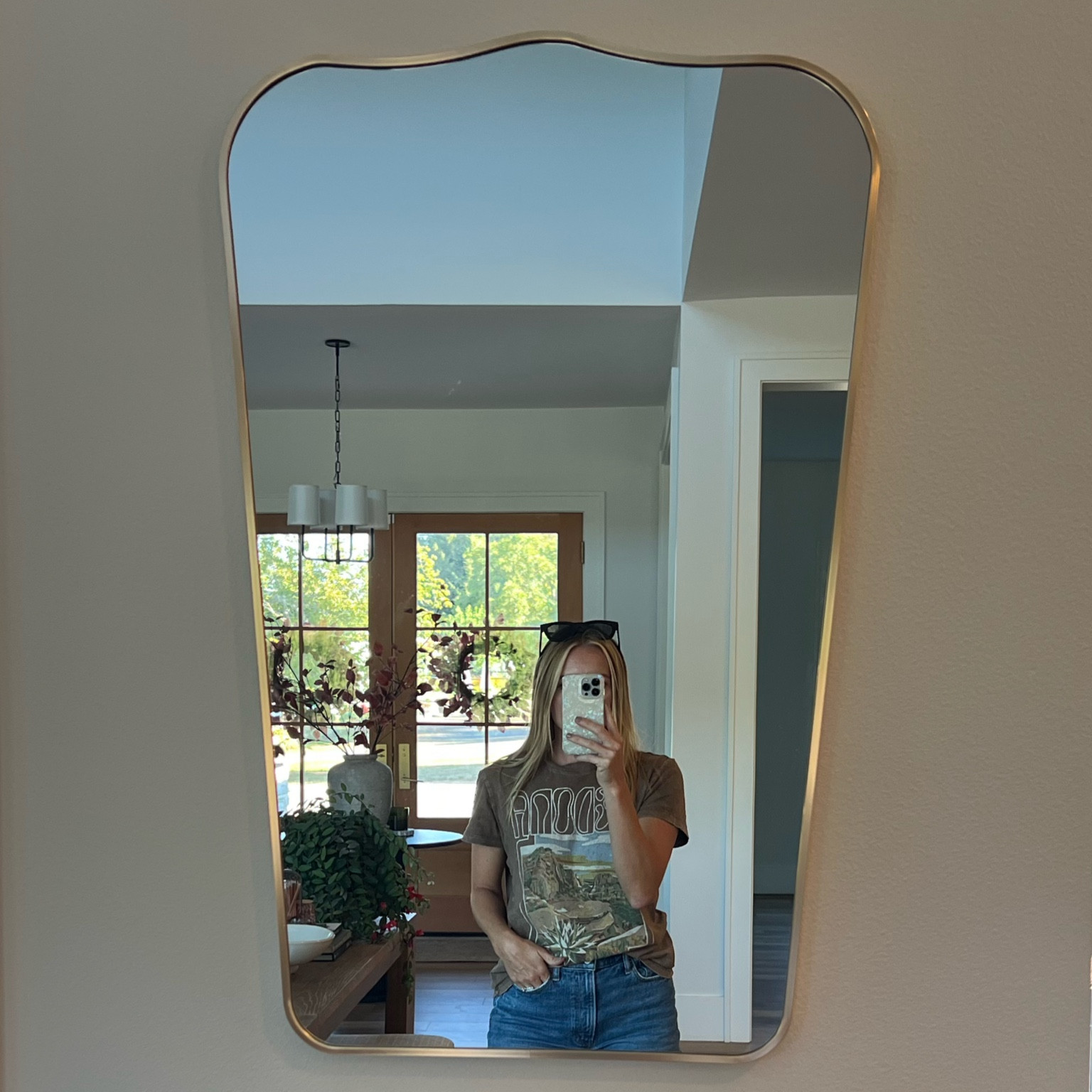Mirror mirror on the wall 💫
New mirror from target to compete this little blank wall space in our living room.

#LTKHome #LTKSaleAlert