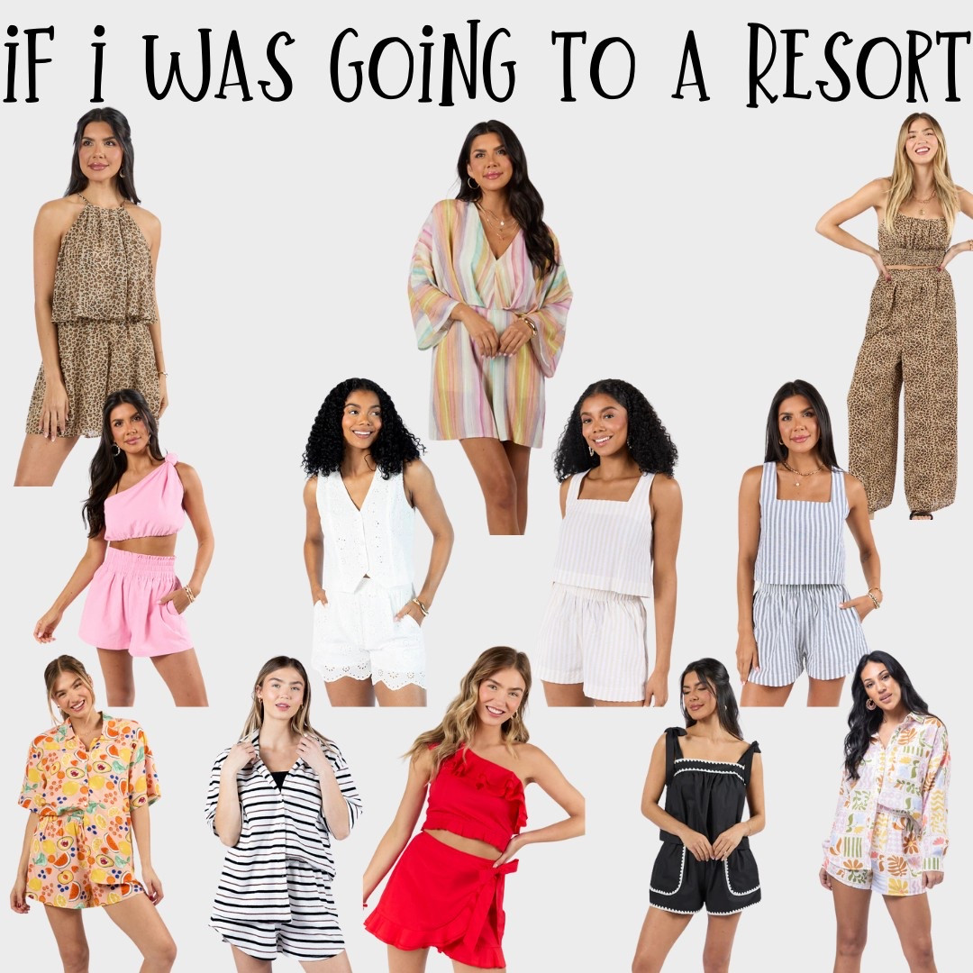 Resort. Beach. Summer attire. Two piece sets. 

#LTKSeasonal #LTKStyleTip #LTKTravel