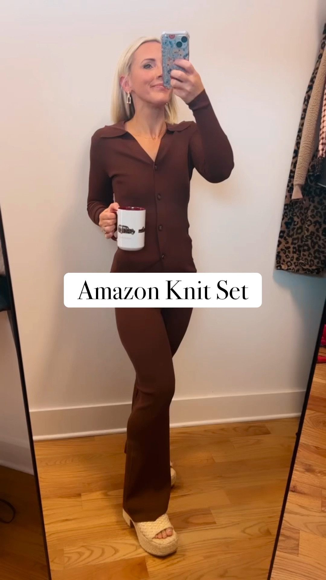 This chic knit set from Amazon is so high quality, I can’t say enough good things! It looks & feels high end, but it’s so affordable. Today, I’m dressing it up with gold jewelry & platform sandals, but you can easily dress it down with sneakers or slides. Perfect for travel or everyday wear. 🤎 Available in a variety of colors. 

Follow for fashion + family: @EmilyFayeMurphy 🤍

white dress // white dresses // Mother’s Day // country concert // sandals // wedding // wedding guest // spring // summer // trend // trending // trends // dresses // Taylor Swift Concert // Amazon // affordable // sale // designer // home // home decor // cocktail dress // maternity // gift guide // gift ideas // raffia // straw // bags // purse // denim // white denim // trip // beach // vacation // bachelorette // nashville // Mexico // Florida // honeymoon // bride // bridesmaid // bridal // platforms // heels // sneakers // flats // jewelry // gold // pearl // jeans // jacket // tops // shorts // skirt // pants // set // loungewear // fitness // active // accessories // handbag // tote // swim // swimwear // swimsuit // rehearsal dinner // formal // black tie // classic // under 50 // under 100 // GRWM // date night // graduation // baby shower // bridal shower // beauty // makeup // hair // fashion // OOTD // travel

#LTKsalealert #LTKFind #LTKbaby #LTKU #LTKGiftGuide #LTKeurope #LTKitbag #LTKmens #LTKstyletip #LTKfamily #LTKworkwear #LTKhome #LTKSeasonal #LTKFestival #LTKbump #LTKwedding #LTKunder50 #LTKtravel #LTKcurves #LTKunder100