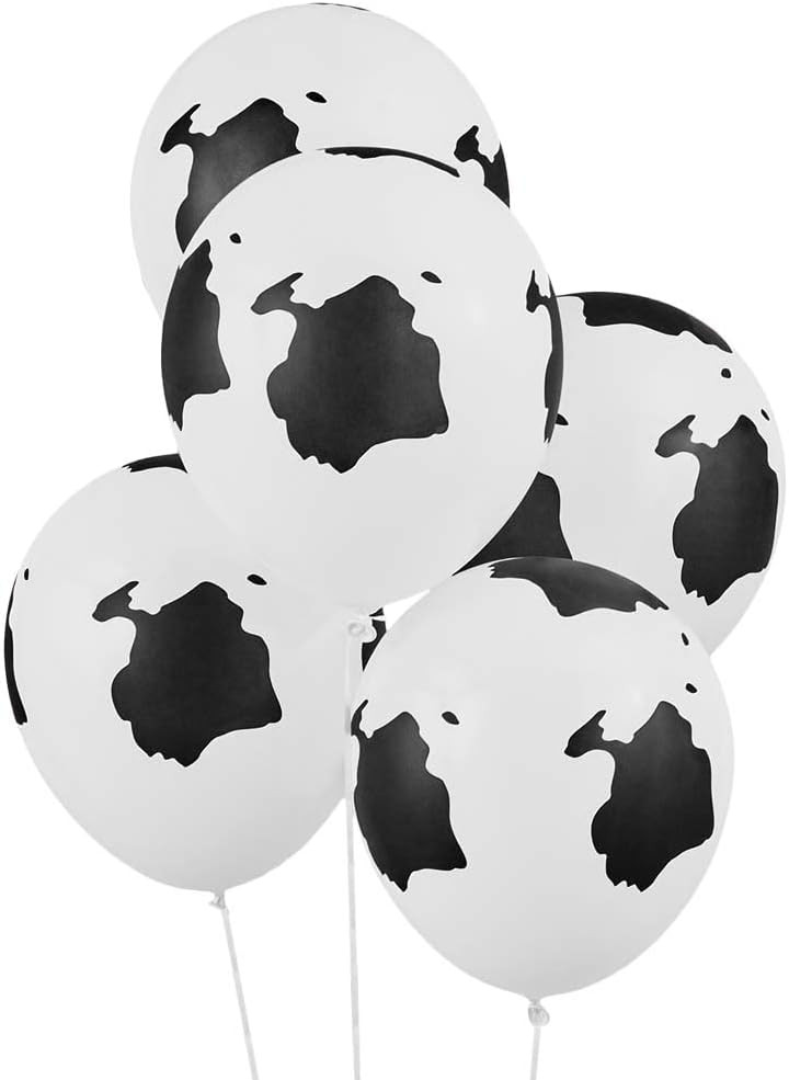 xo, Fetti Cow Print Latex Balloons - 25 pk, 12" | Bachelorette Party Decorations, Last Rodeo, Bri... | Amazon (US)