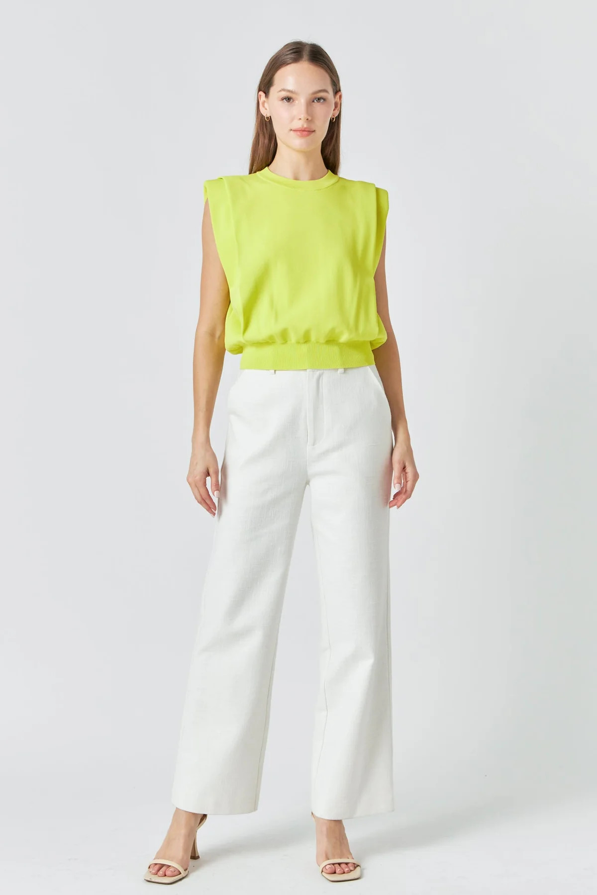 Powder Shoulder Sleeveless Top | OBJECTRARE