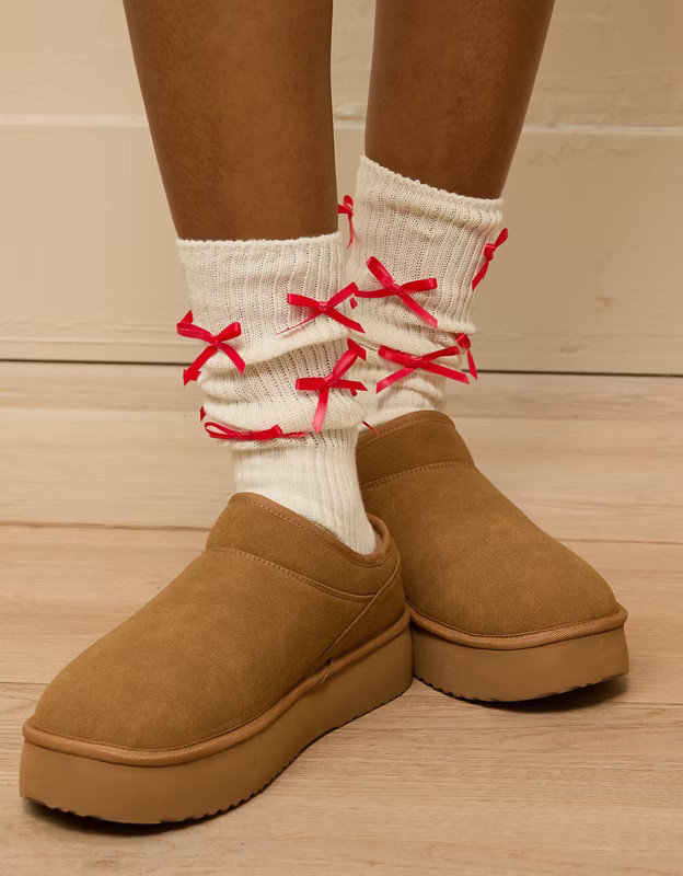 AE Bow Boot Socks | American Eagle Outfitters (US & CA)