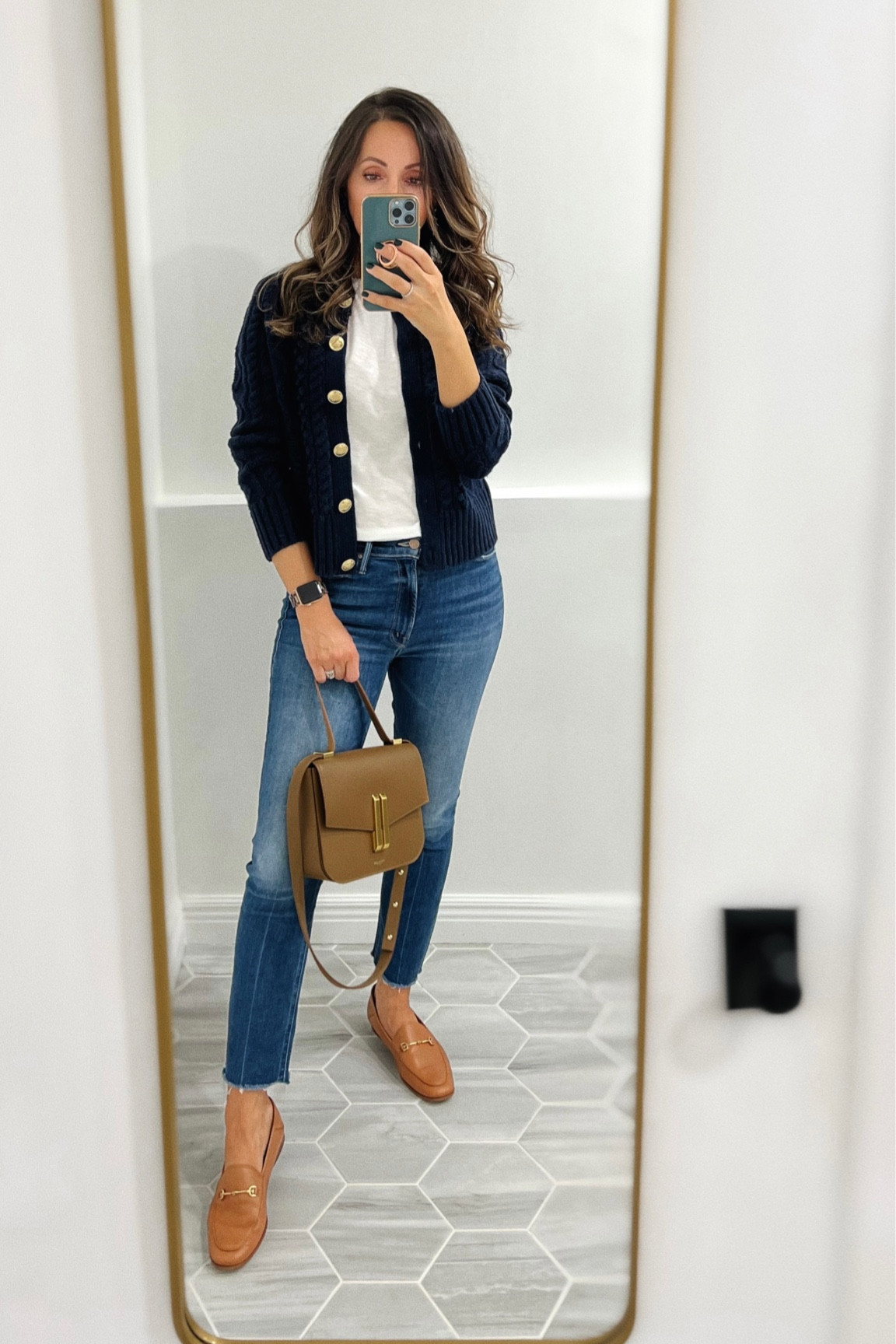 Everything runs tts. These loafers are my favorite! I did size up in the tee for a comfier fit (it’s a thin tee fyi but it’s fab at the same time). 

#LTKstyletip #LTKshoecrush #LTKSeasonal