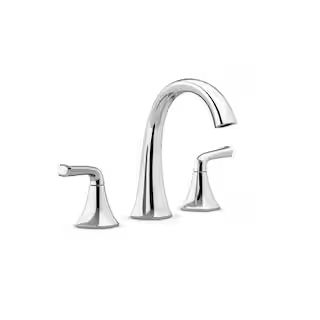 Sundae 8 in. Widespread Double Handles Bathroom Faucet in Polished Chrome | The Home Depot