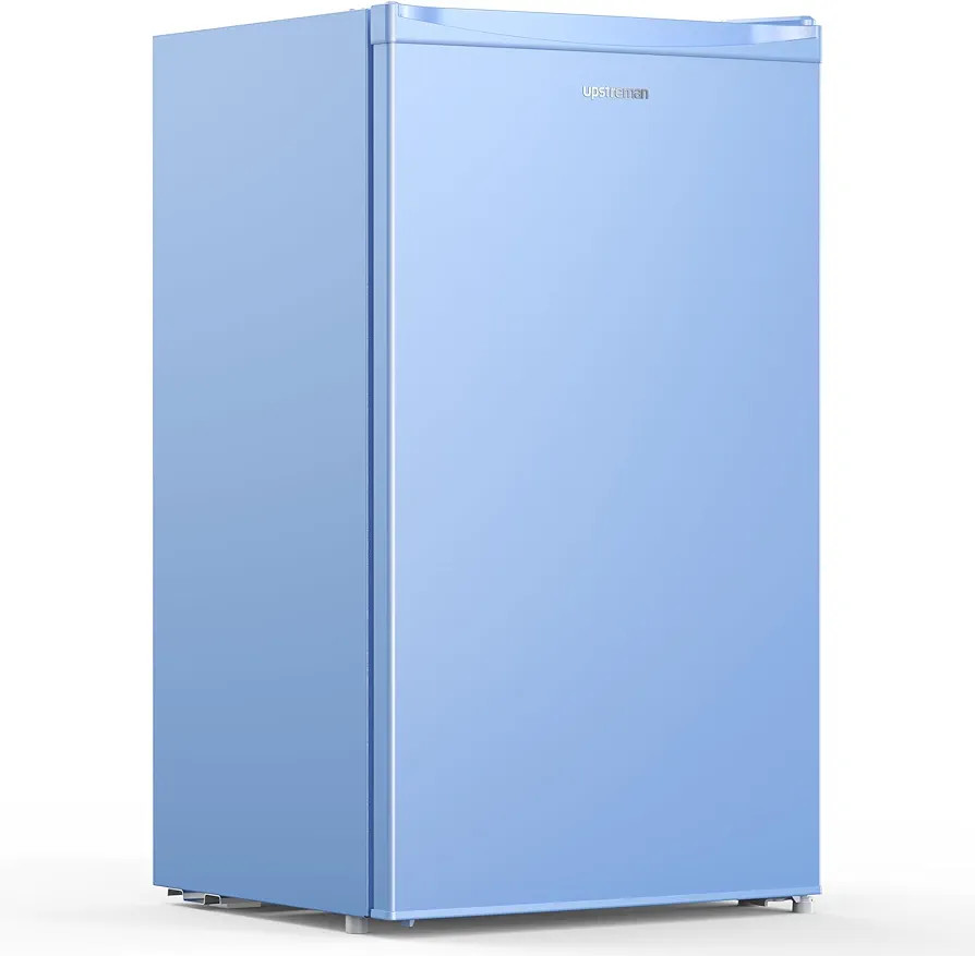 Upstreman 3.2 Cu.Ft Mini Fridge with Freezer, Single Door Mini Fridge, Dorm Fridge, Adjustable Th... | Amazon (US)