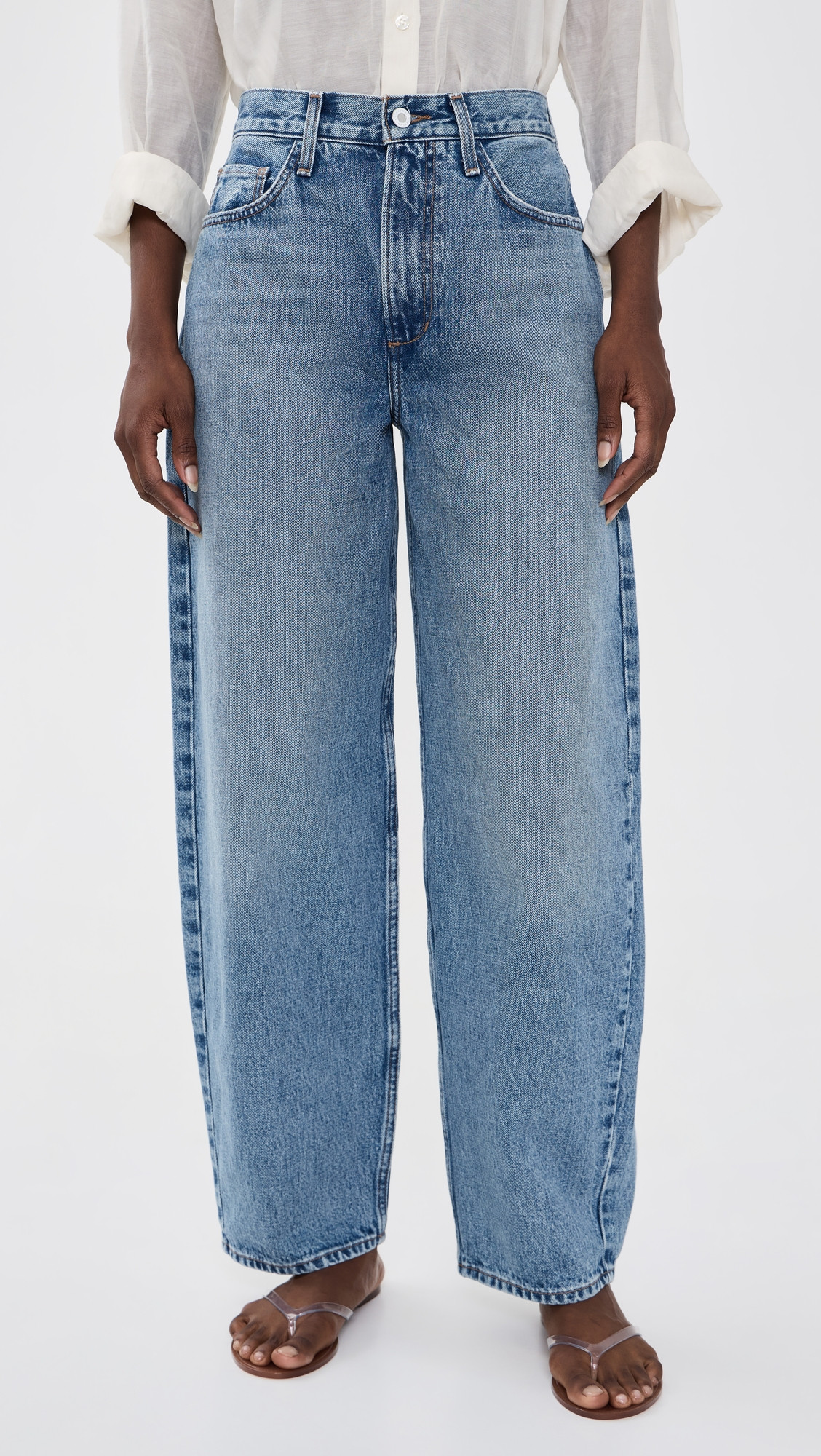 Favorite Daughter The Mercer Easy Barely Barrel Jeans Dublin 31 | Shopbop