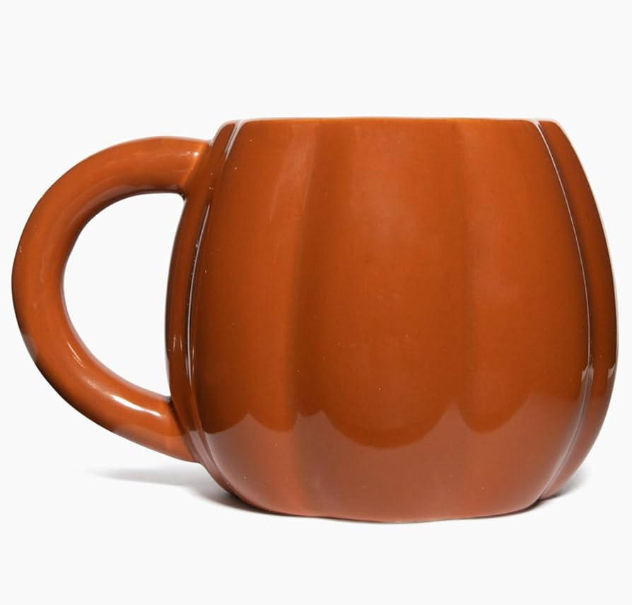 Sweet Water Decor Orange Pumpkin Mug - 15oz Ceramic Coffee Mug - Dishwasher & Microwave Safe - Fa... | Amazon (US)