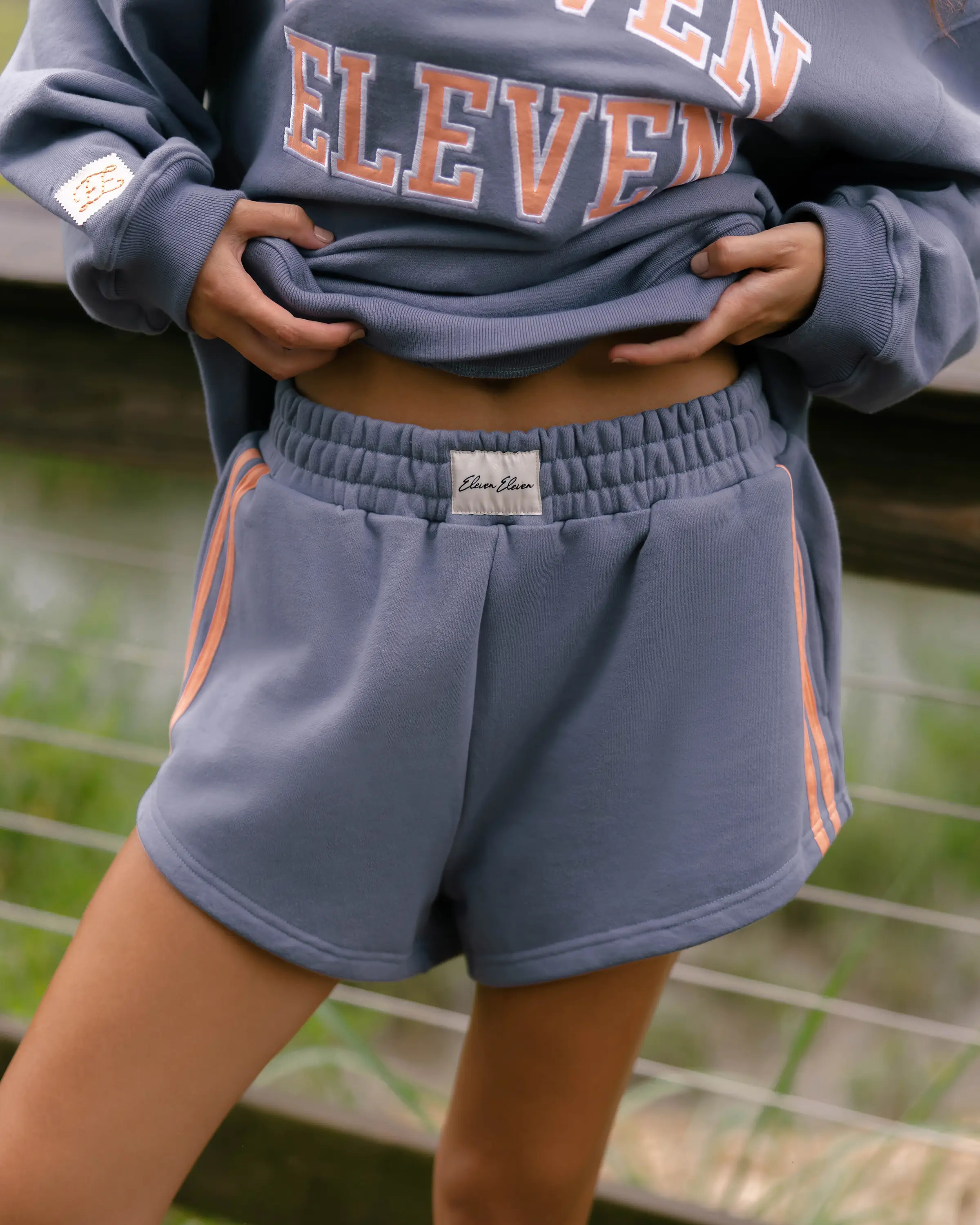 Vintage Sweat Short in Pacific | Eleven Eleven