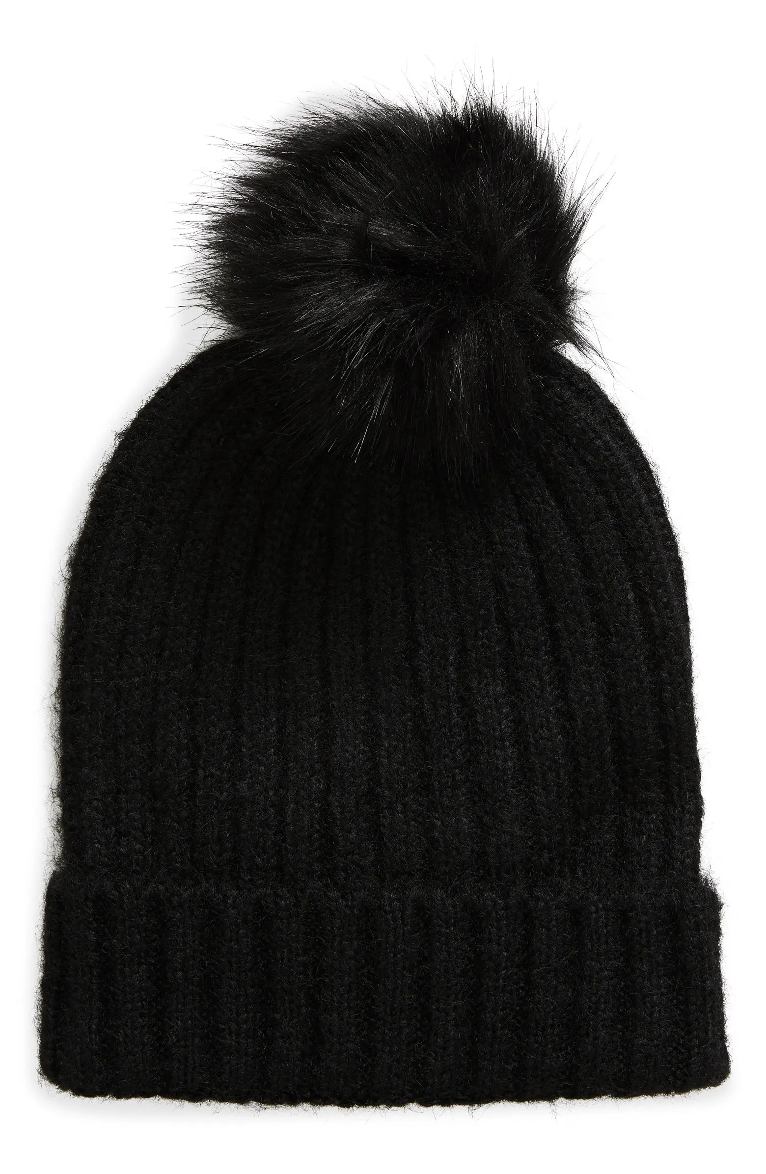 Treasure & Bond Faux Fur Pom Beanie | Nordstrom | Nordstrom