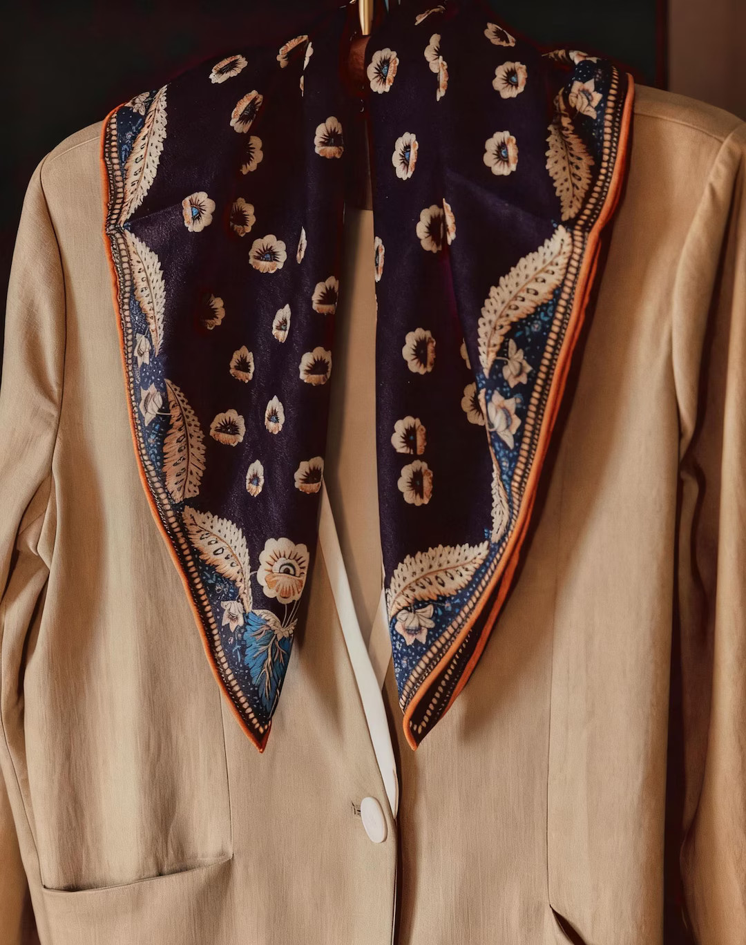 Mulberry Wool Silk Scarf,warm and Elegant Wool Silk Square Scarf,vintage Pattern Scarf,women's Ac... | Etsy (US)