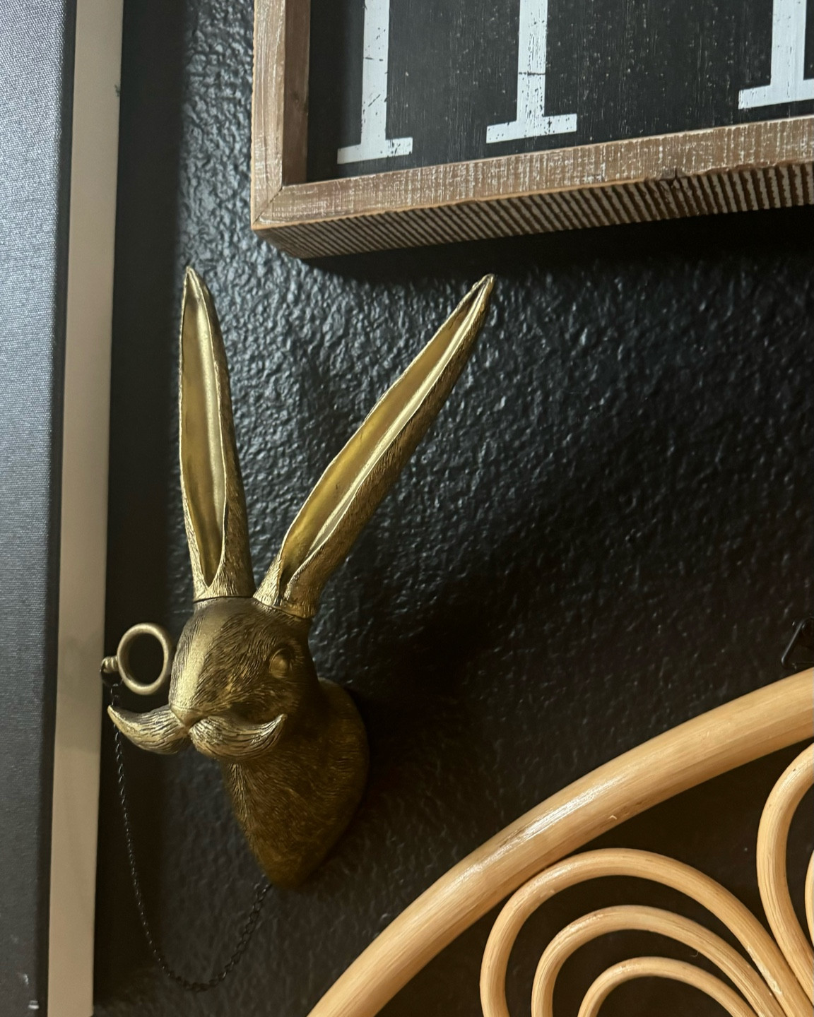 Wall mounted rabbit with monocle 

#LTKFindsUnder100 #LTKHome #LTKSeasonal