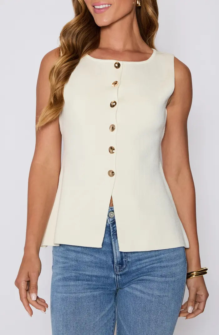 VICI Collection Paris Button-Up Sweater Vest | Nordstrom | Nordstrom