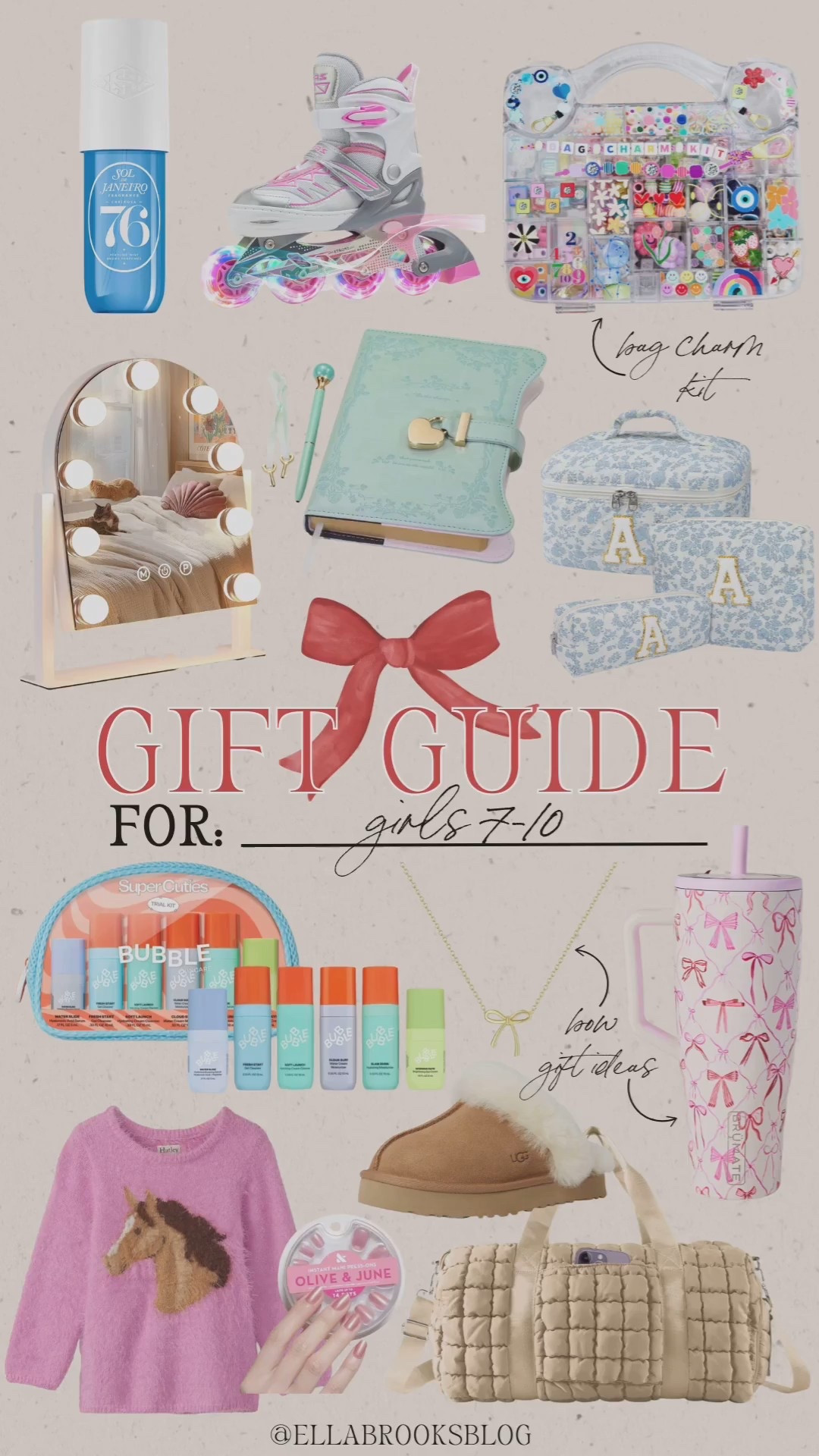 Gift guide for girls 7-10!

Gifts for girls, bow gifts, Christmas gifts, beauty for girls

#LTKGiftGuide #LTKBeauty #LTKHoliday