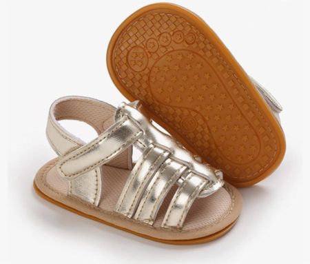 Gold sandals for baby girl 

#LTKbaby #LTKfindsunder50 #LTKshoecrush