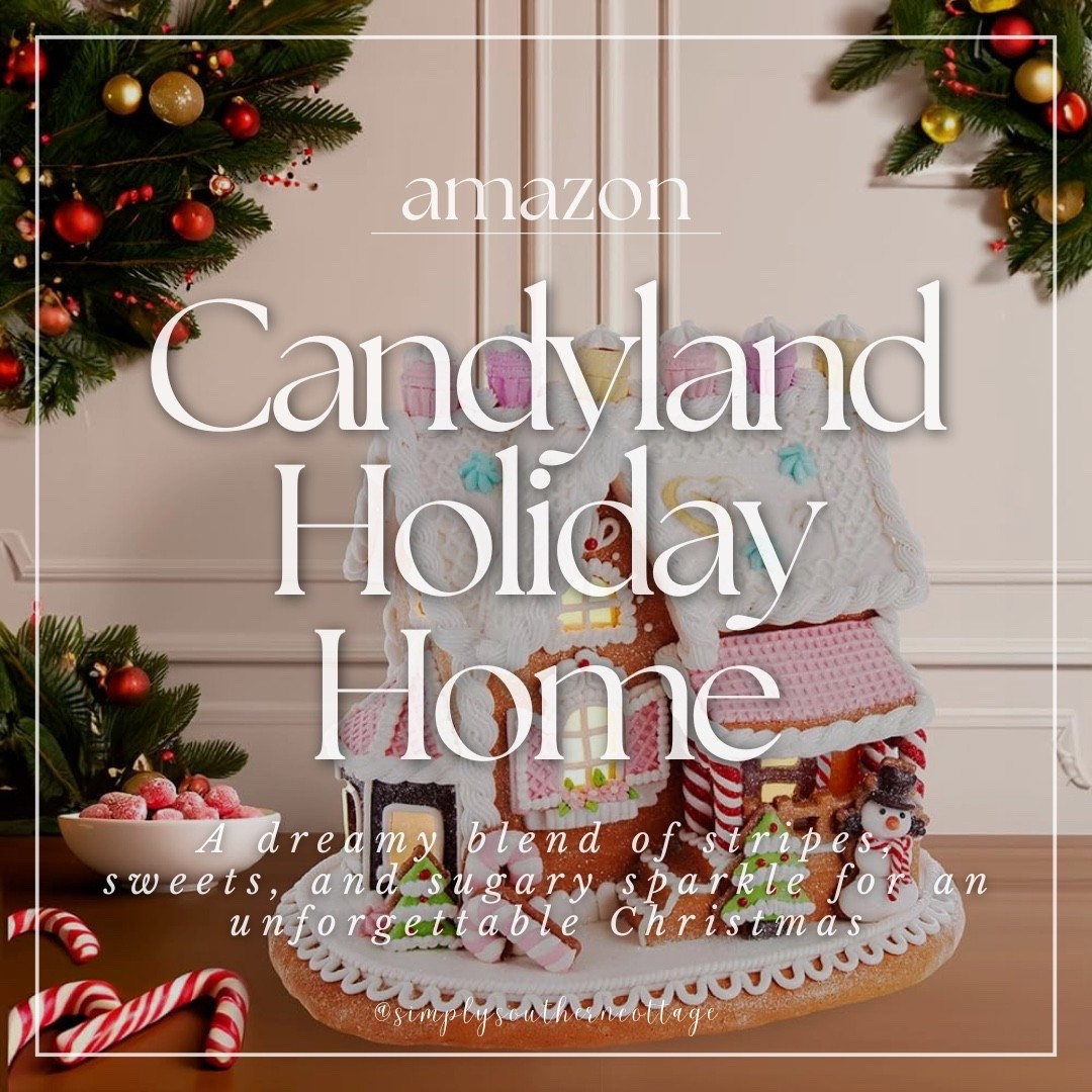 Amazon Candyland Holiday Home - a dreamy blend of stripes, sweets, and sugary sparkle for an unforgettable Christmas

Amazon, Amazon home, Amazon home decor, seasonal home, seasonal home decor, holiday home decor, holiday home decor inspo, Christmas, Christmas decor, Christmas home decor, gift guide, gift ideas, Christmas trees, stockings, holiday pillows, bubble lights, Christmas tree star, wreath, mugs, candyland, candyland holiday decor, pastel holiday decor 




#LTKHoliday #LTKGiftGuide #LTKHome