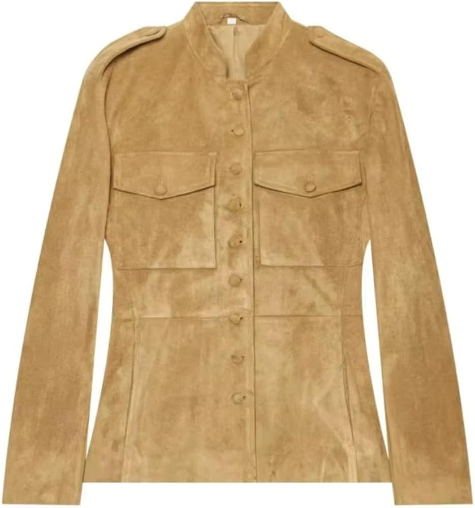 Women\u2019s New High\u2011Neck Faux Leather Jacket | Amazon (US)