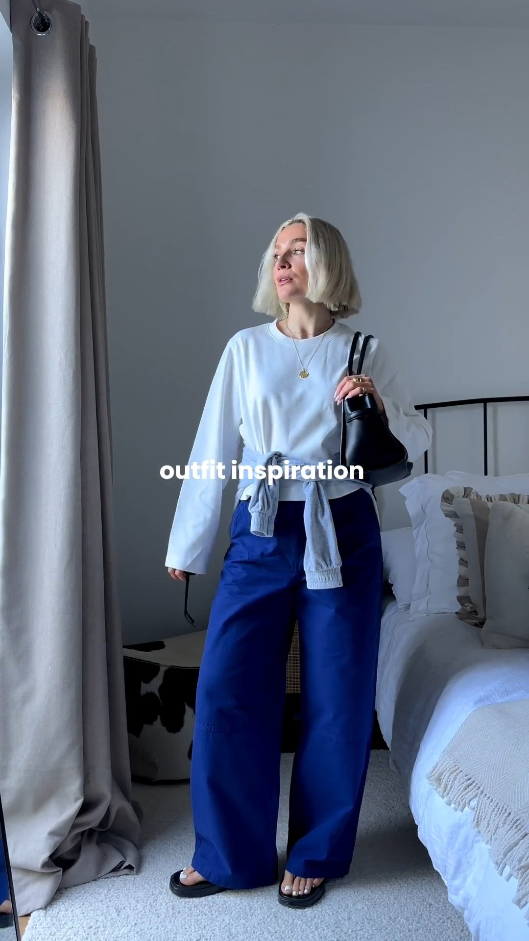 Spring outfit inspiration 
Casual outfit ideas 
Weekend outfit ideas 
Blue cargos
White long sleeve top
Black
Leather flip flops
Red flip flops
White barrel Leg jeans  
Black heeled wedges 

#LTKspring #LTKstyletip #LTKuk