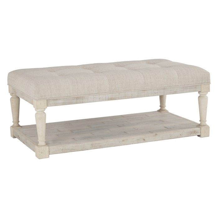 Shawnalore Ottoman Cocktail Table White - Signature Design by Ashley | Target