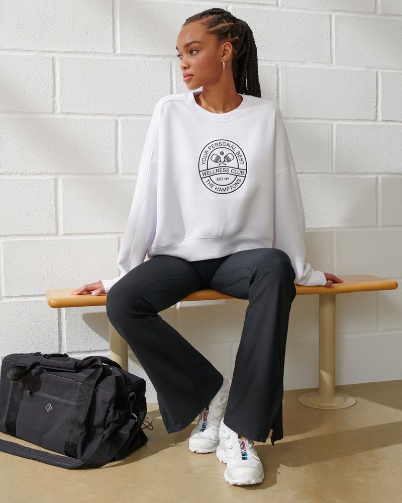 Women's YPB neoKNIT Relaxed Graphic Crew | Women's Active | Abercrombie.com | Abercrombie & Fitch (US)