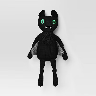Knit Character Bat Sitabout Figurine - Hyde and EEK! Boutique™ Black | Target