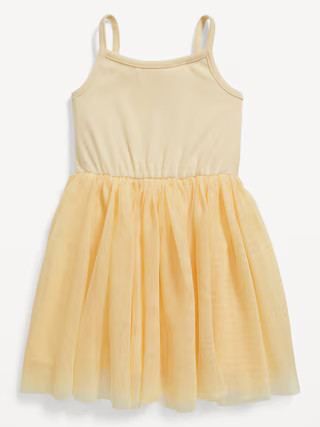 Fit & Flare Rib-Knit Cami Tutu Dress for Toddler Girls | Old Navy (US)