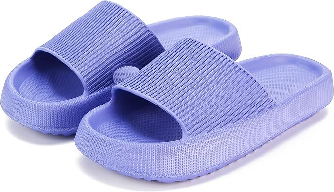 rosyclo Cloud Slippers for Women and Men, Pillow House Slippers Shower Shoes Indoor Slides Bathro... | Amazon (US)