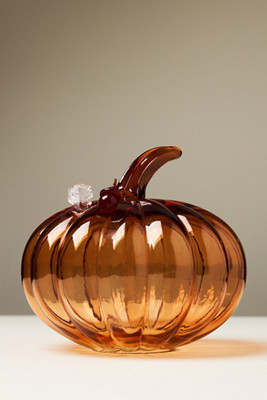 Willow Icon Decorative Glass Pumpkin | Anthropologie (US)
