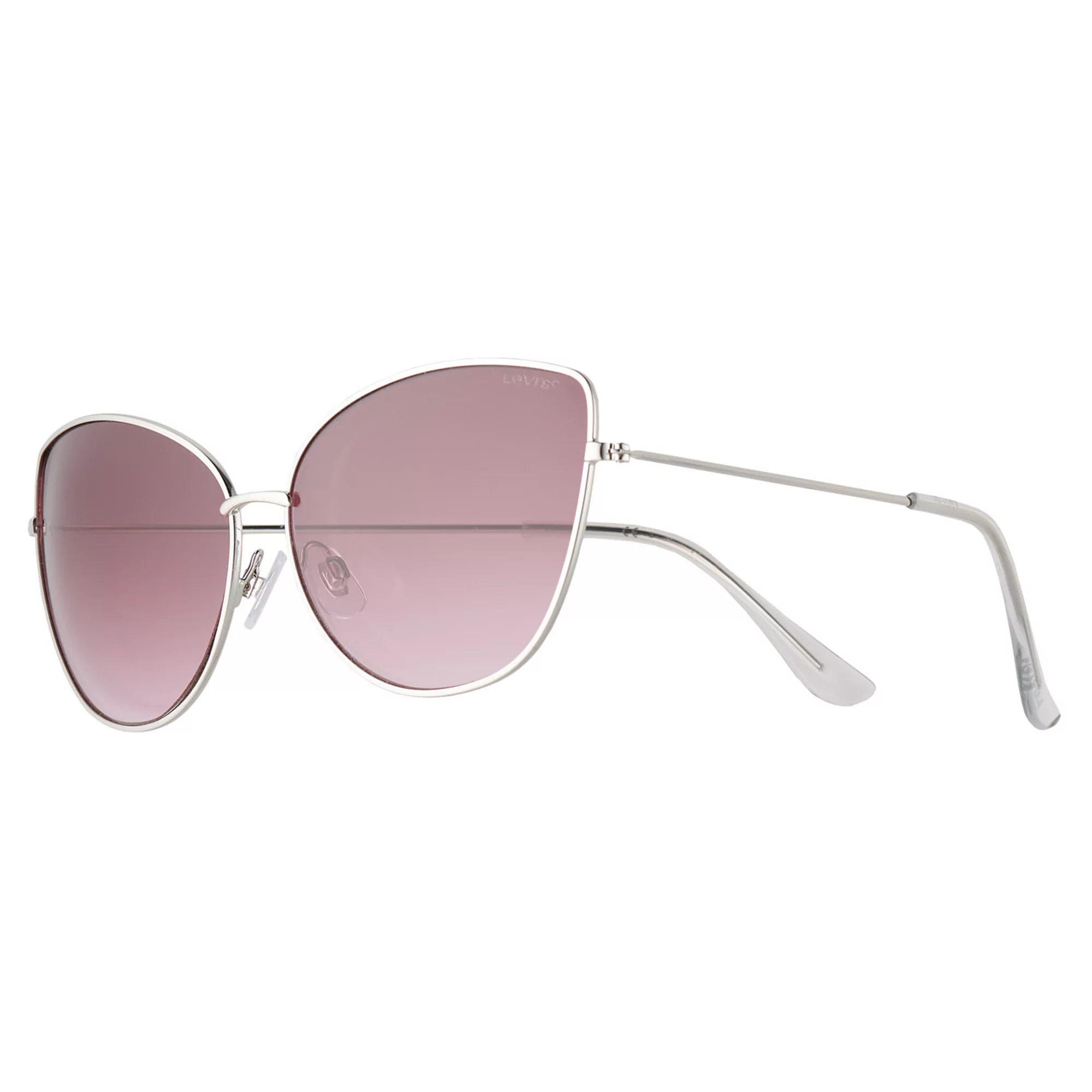 Women's Levi's® 60mm Metal Cat Sunglasses | Kohl's