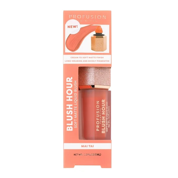 Profusion Cosmetics Blush Hour Liquid Blush Mai Tai | Walmart (US)