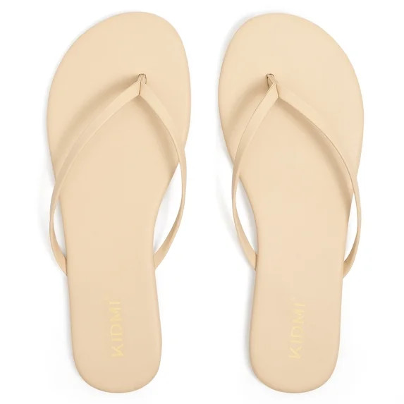 Comwarm Comfortable Summer Beach Women's Flip Flops, Lightweight Flats Women's Sandals Indoor Out... | Walmart (US)