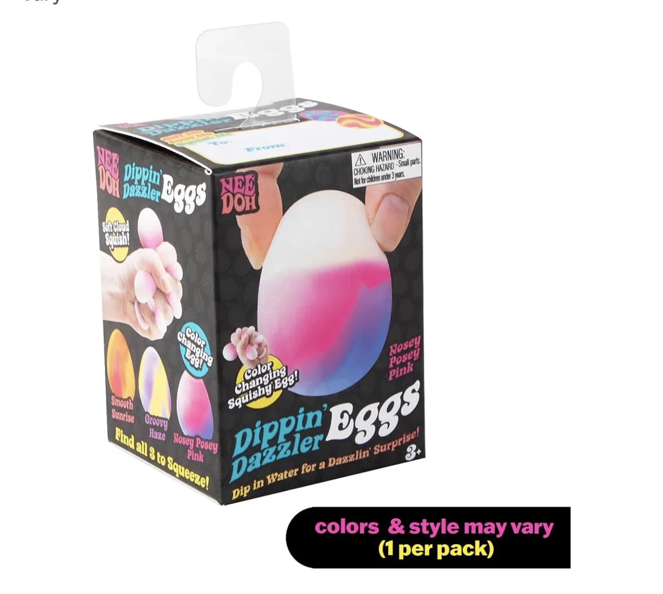 Schylling Needoh Dippin Dazzler - Sensory Squeeze  Egg , Changes Color | Walmart (US)