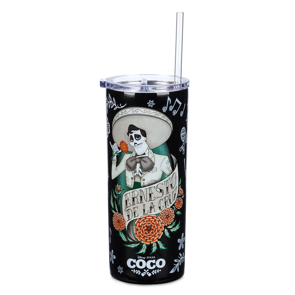 Ernesto De La Cruz Tumbler with Straw – Coco | Disney Store