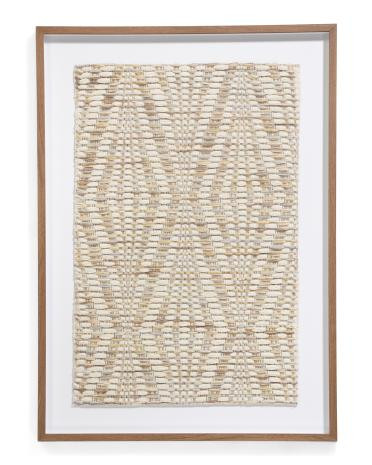 30x43 Wool Scandia Handcrafted Wall Art | TJ Maxx