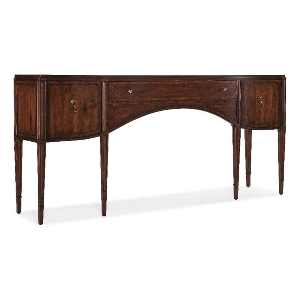 Hooker Furniture Charleston Wood Console Table in Cherry Brown Finish | Amazon (US)
