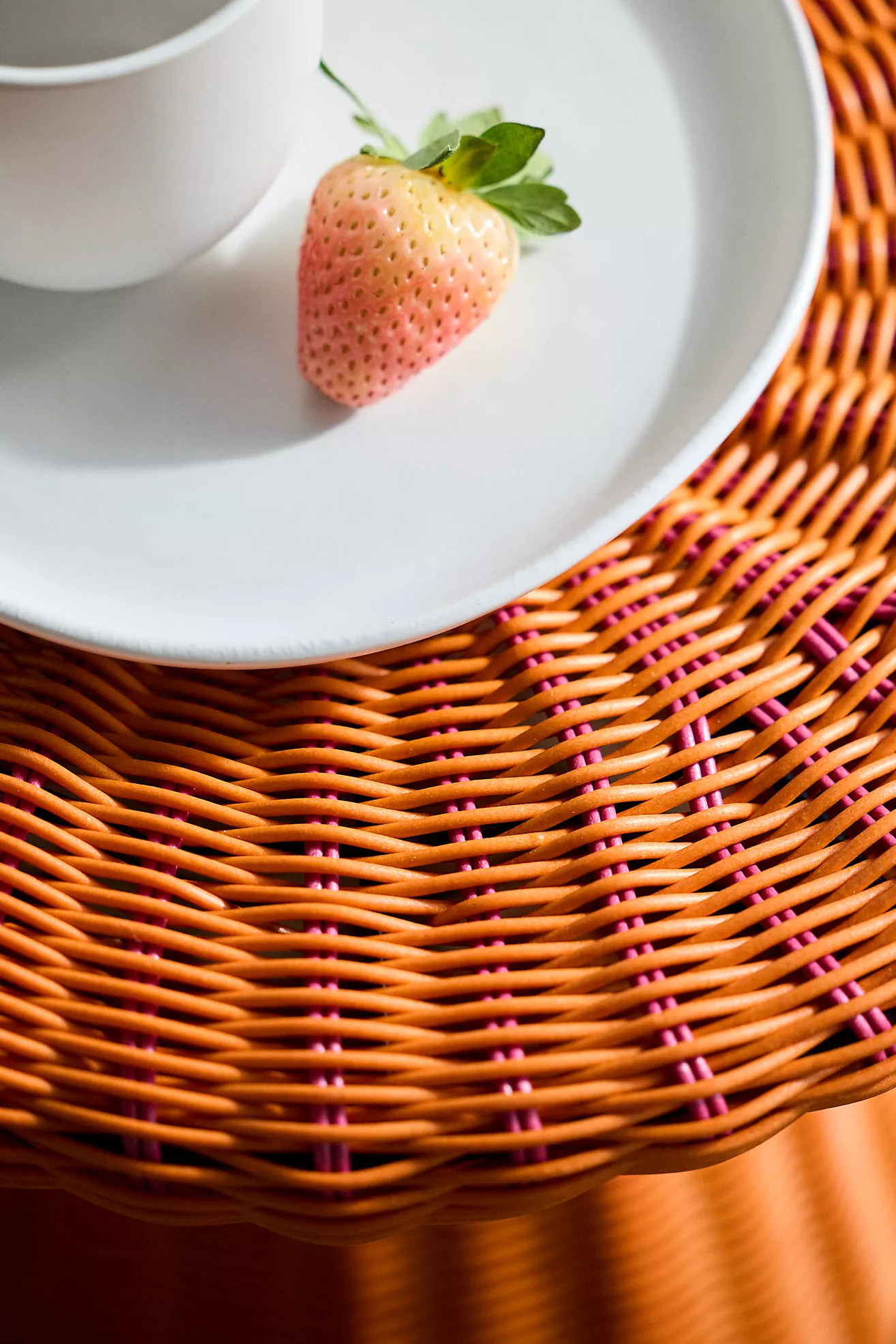 All Weather Wicker Side Table, Low | Terrain