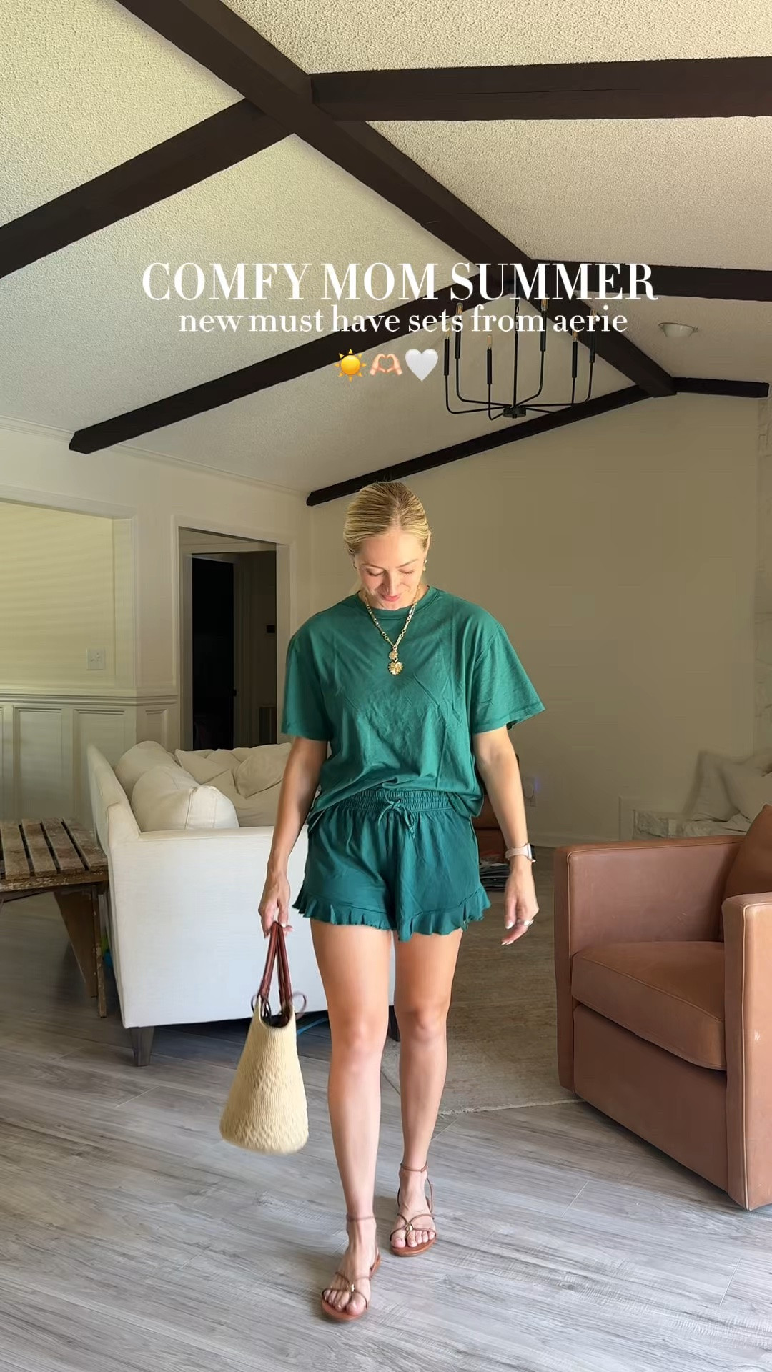 Comfy matching aerie sets on sale for summer! @Aerie

#LTKgrwm #LTKmomlife #LTKootd