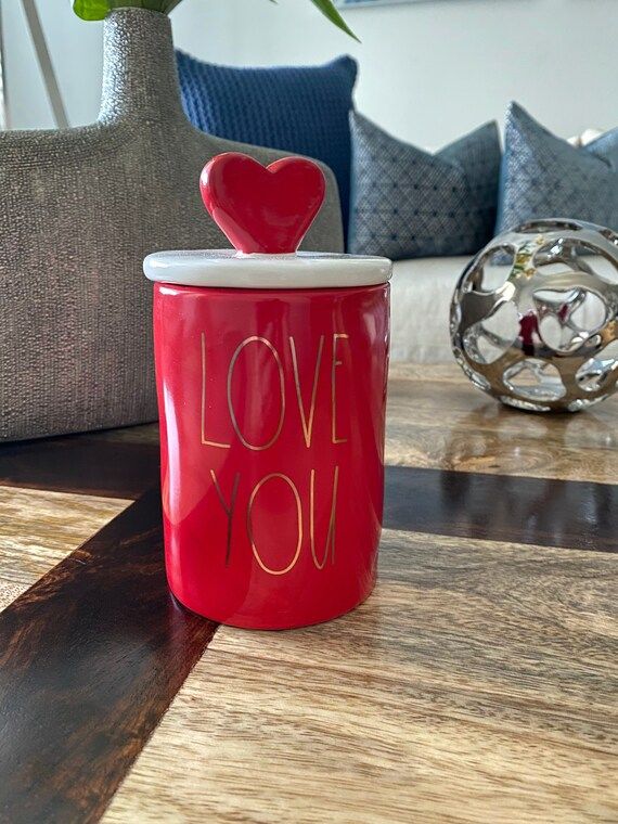 Rae Dunn Candles  New Valentine LOVE YOU | Etsy | Etsy (US)