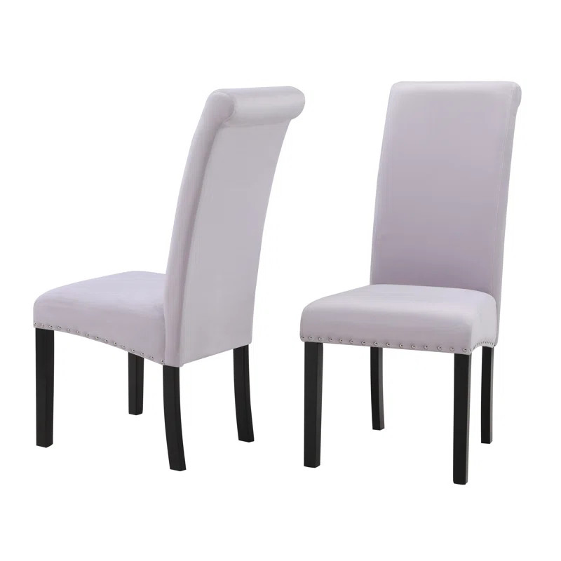 Pamela Velvet Upholstered Parsons Chair | Wayfair Professional