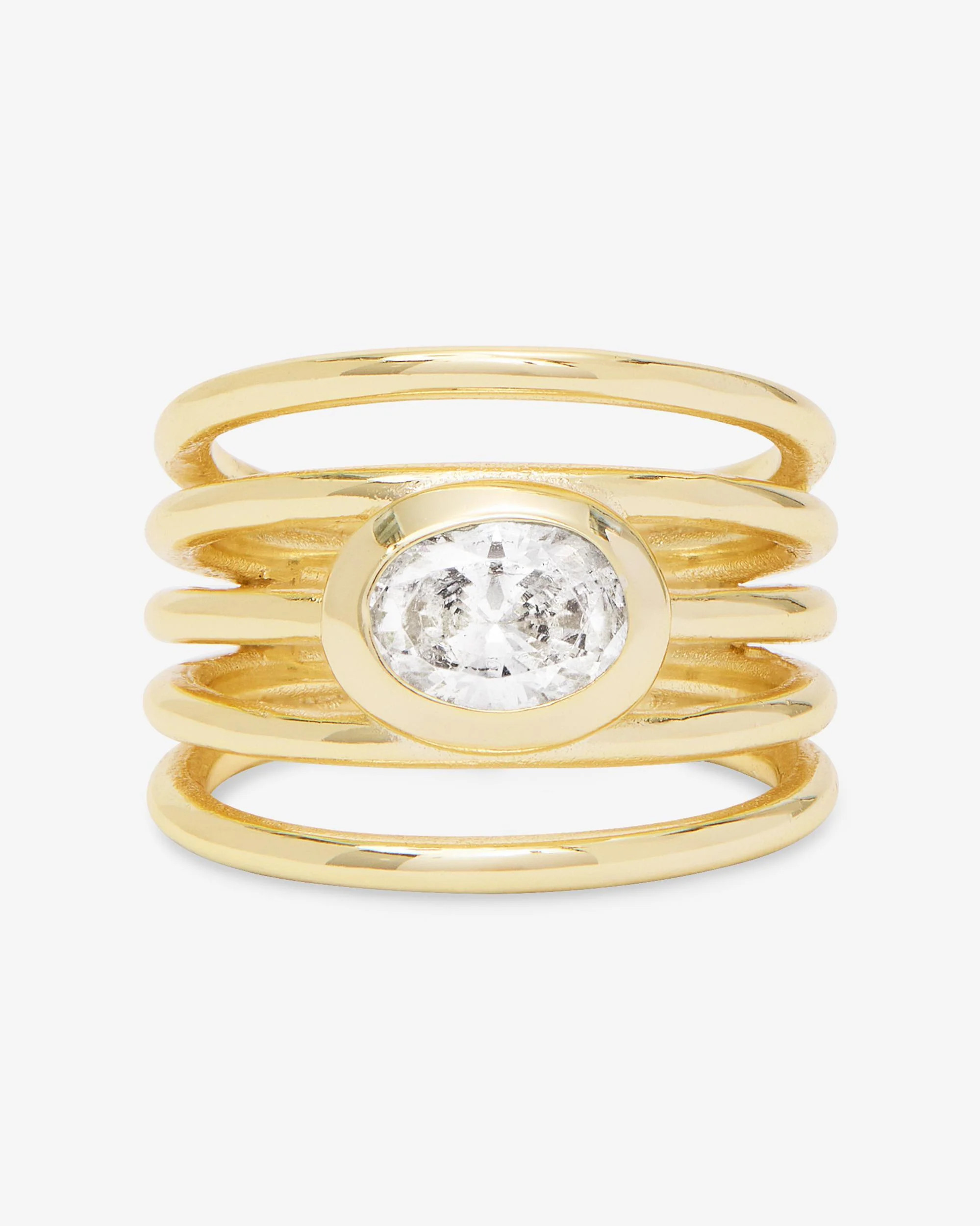 She's a Boss Stacked Ring | 18k Gold Statement | Melinda Maria Jewelry