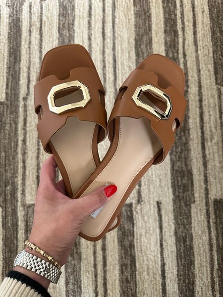 Love these sandals! They look high end without the high end price. They fit TTS. I also linked another pair that I have and love. They run 1/2 size small so be sure to size up in the black sandals  

#LTKshoecrush #LTKunder100 #LTKstyletip